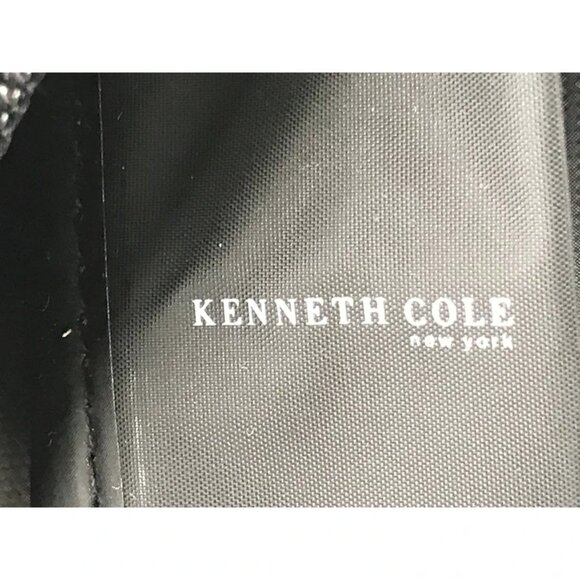 Kenneth Cole New York Unisex Black Canvas Zip Around Double Handles Laptop Bag - Picture 9 of 10